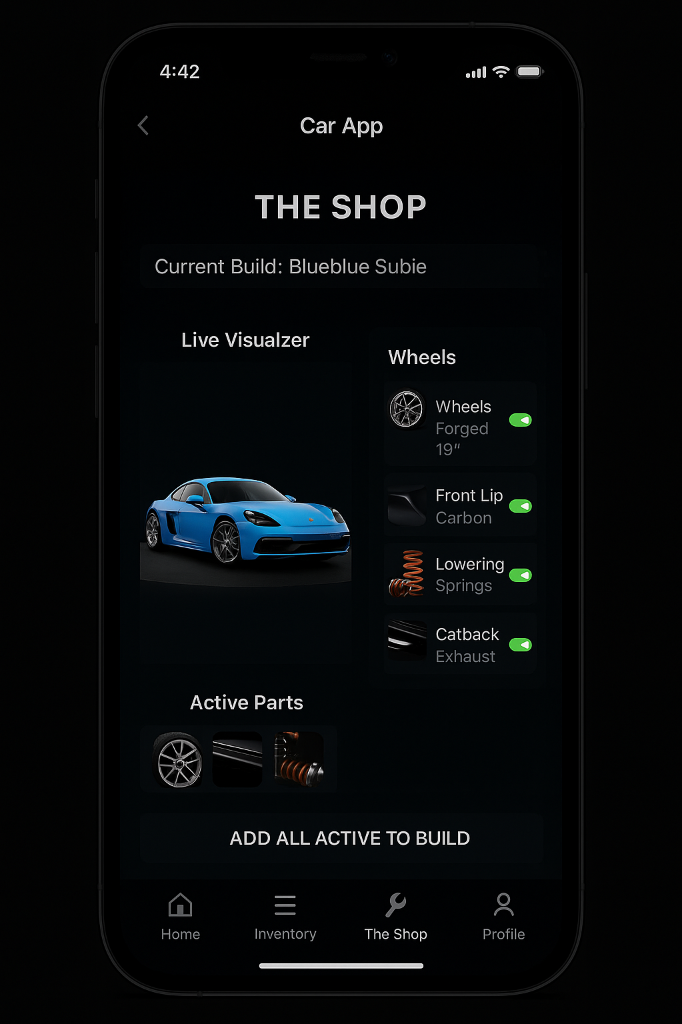 Garage Manager Visualizer - The Shop